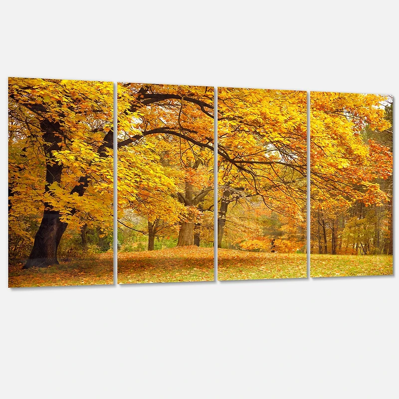 Designart - Golden Autumn Forest