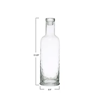 Hello Honey® 32oz. Clear Hammered Glass Carafe