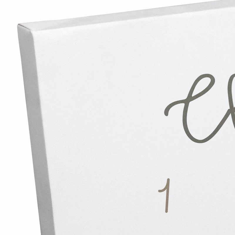 Christmas Trees Countdown Canvas Wall Art