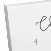 Christmas Trees Countdown Canvas Wall Art