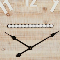 Brown Farmhouse Wood Wall Clock, 32" x 32"