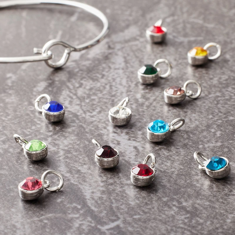 12 Packs: 12 ct. (144 total) Crystal Gem Charms by Bead Landing™