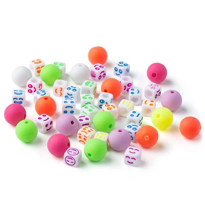 Neon Emoji Bead Mix by Creatology™