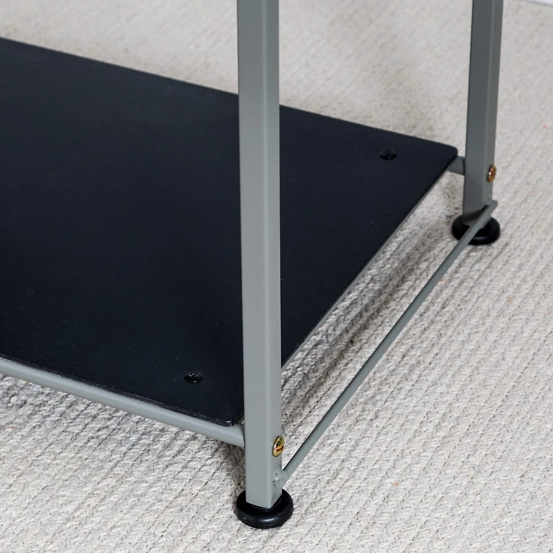 Honey Can Do Silver Hanging Boot Storage and Drying Rack