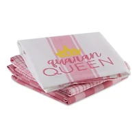 DII® Pink Quaranqueen Dish Towels, 3ct.