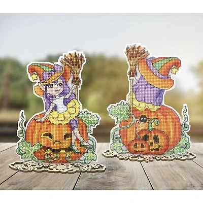 Crystal Art Plastic Canvas Counted Cross Stitch Kit  Happy Halloween