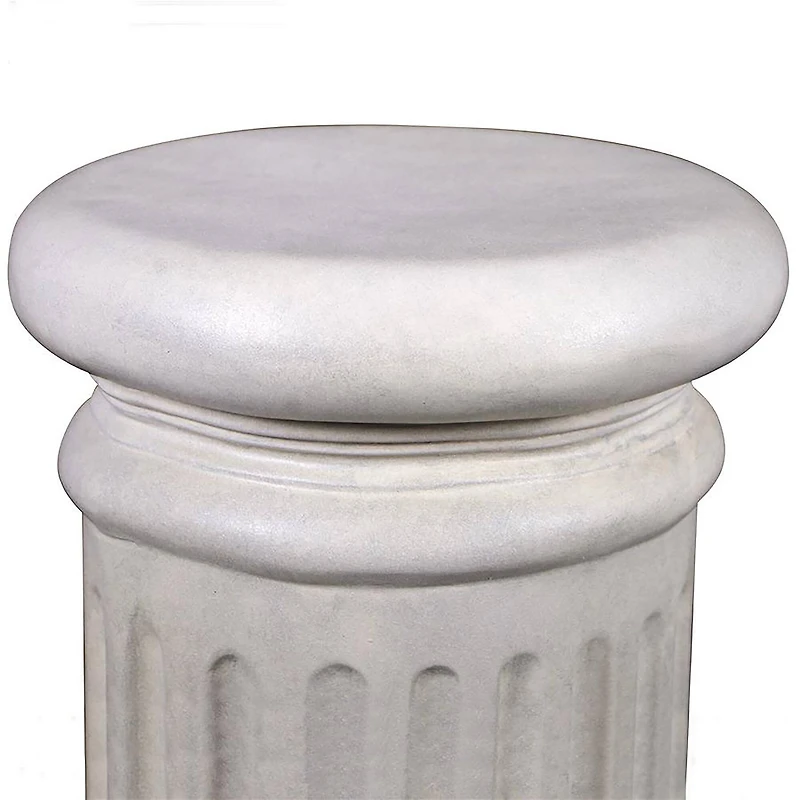 Design Toscano® 20" Small Classical Greek Fluted Garden Statuary Pedestal