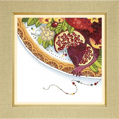 Crystal Art Counted Cross Stitch Kit Colors Of East. Pomegranate