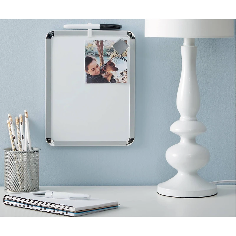 8 Pack: 8.5" x 11" White Magnetic Dry Erase Board by B2C™ 