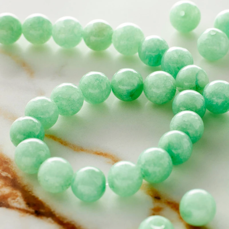8mm Mint Round Beads by Bead Landing™