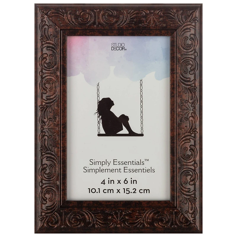 Simply Essentials™ Bronze Script Frame by Studio Décor