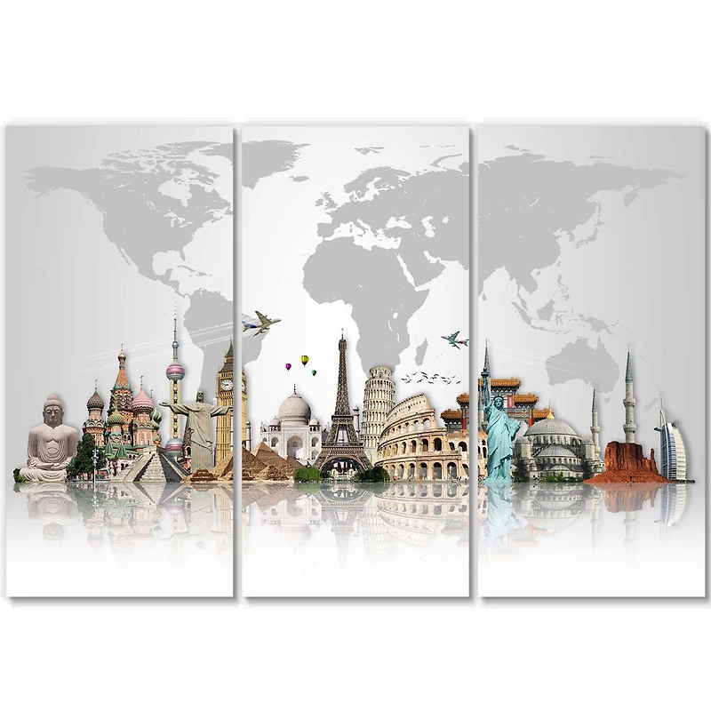 Designart - Famous Monuments Across World