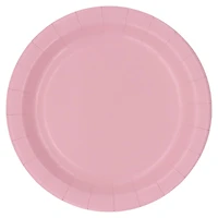 9" Light Pink Paper Dinner Plates, 10ct. by Celebrate It™