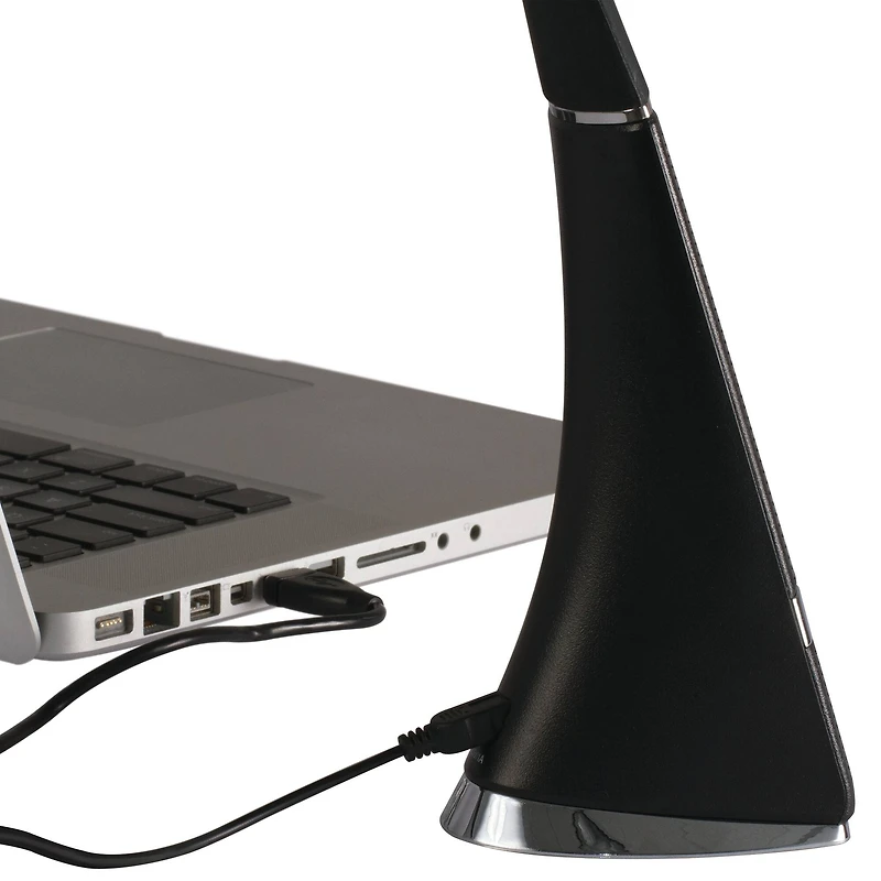 OttLite 16.5" Black LED Craft Anywhere Rechargeable Desk Lamp