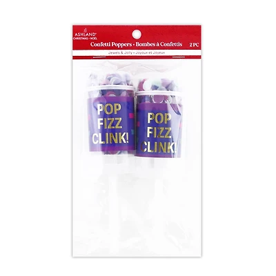 Pop Fizz Clink Confetti Poppers, 2ct. by Ashland®
