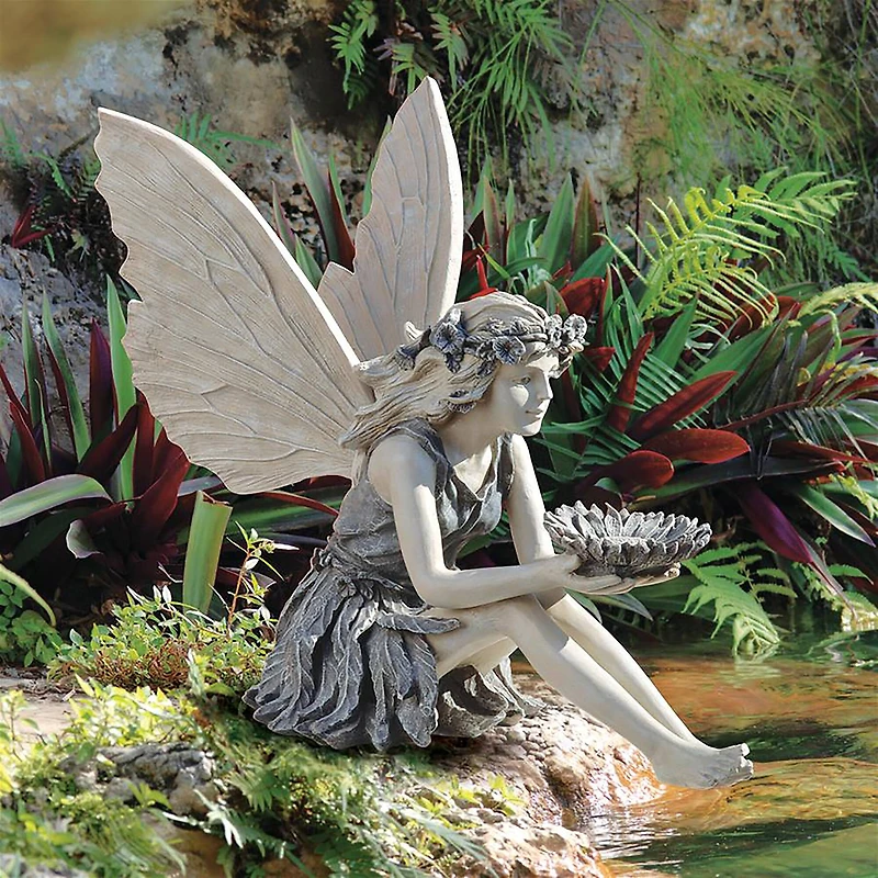 Design Toscano 19.5" The Sunflower Fairy Statue