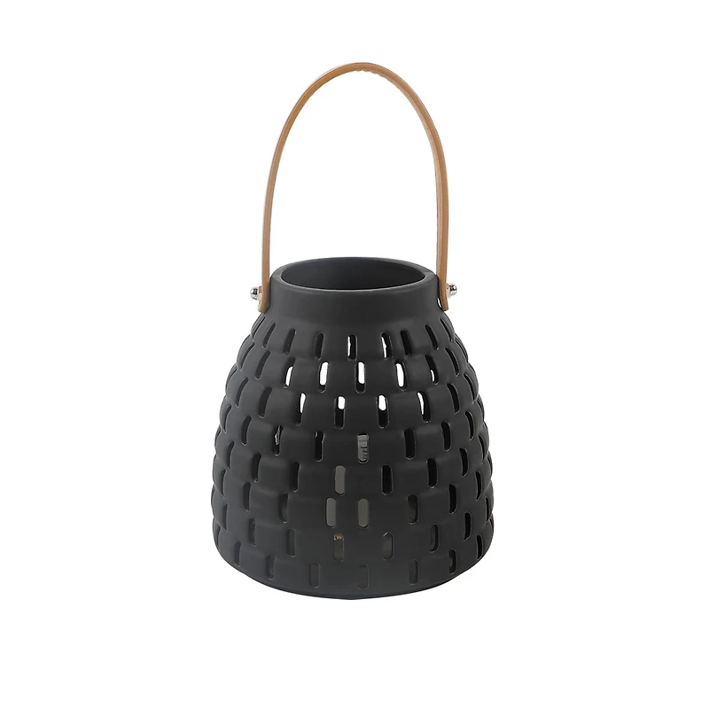 Flora Bunda® 6" Honeycomb LED Ceramic Lantern