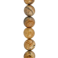 Brown Picture Jasper Round Beads by Bead Landing