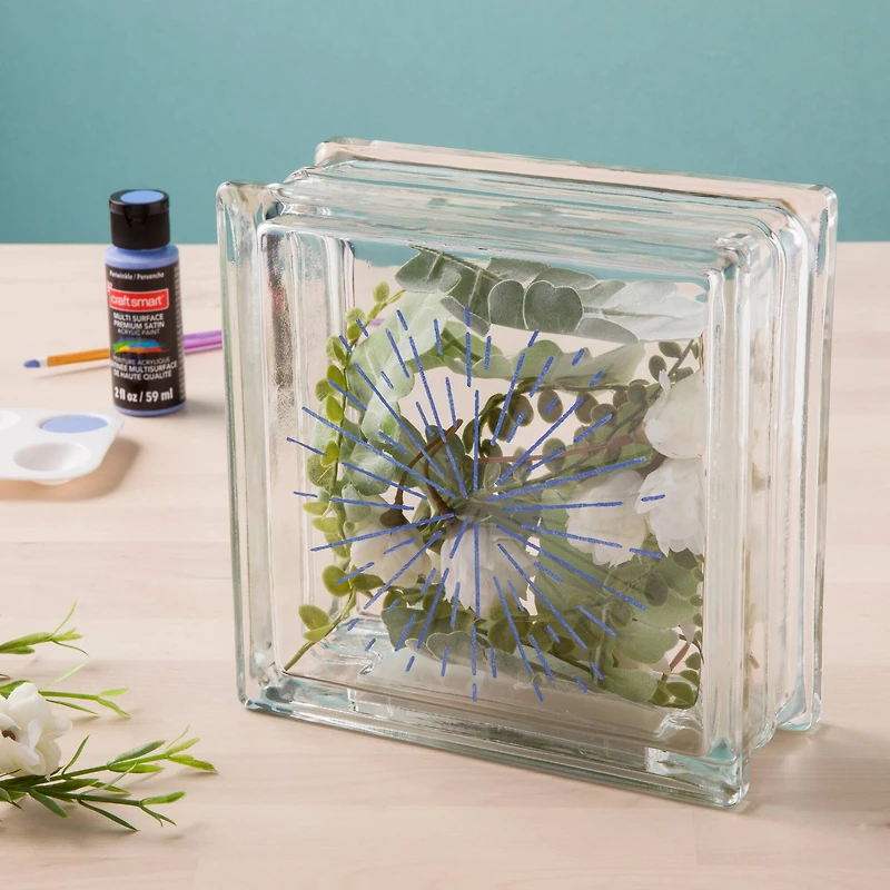 7.5" Decorative Glass Block by ArtMinds®