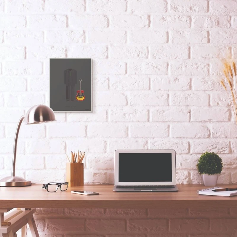 Stupell Industries Johnny Cash Fashion Design Wall Plaque