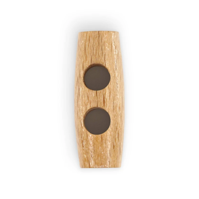 Dritz® 25mm Natural Sustainable Wood Toggle Button, 6ct.