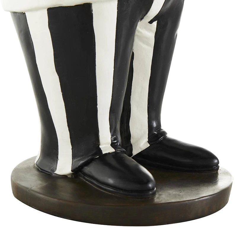 16" Chef Sculpture with Wine Holder Slots