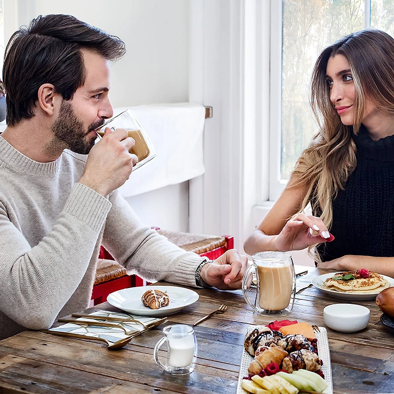 JoyJolt® 5.4oz. Caleo Double Wall Espresso Glasses, 4ct.