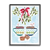 Stupell Industries Cozy Winter Cocoa Dessert Framed Giclee Art