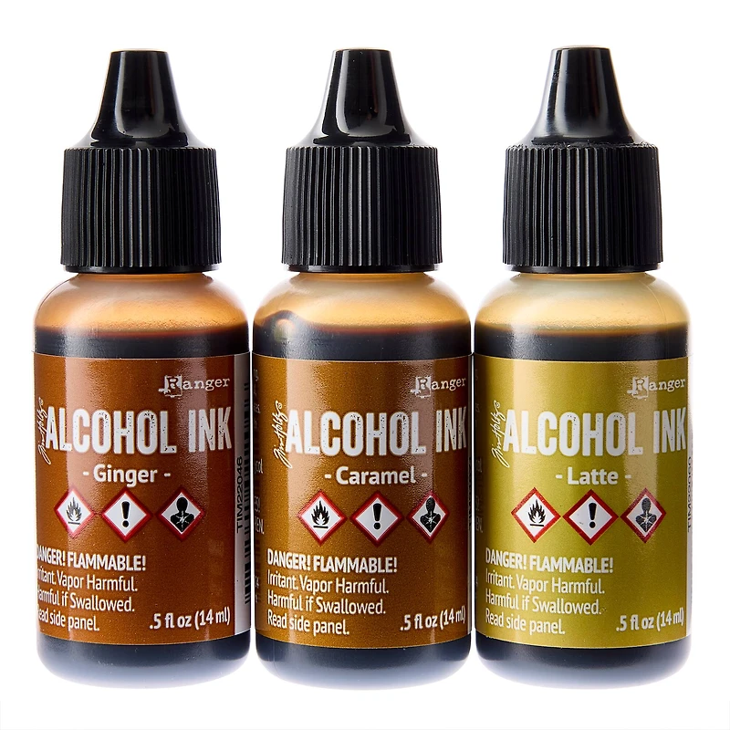 6 Packs: 3 ct. (18 total) Tim Holtz® Alcohol Ink Set, Cabin Cupboard