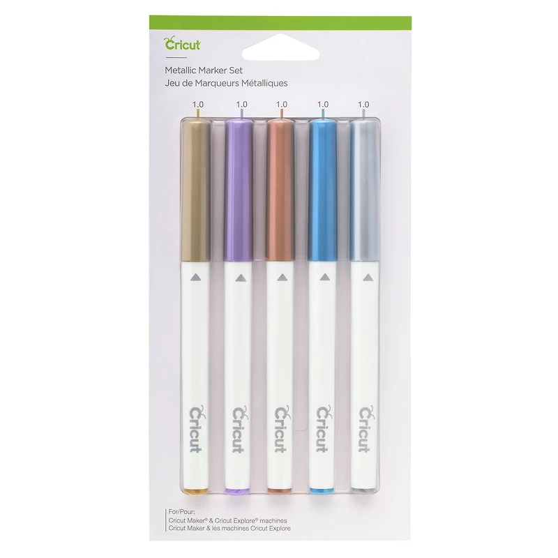Cricut® Metallic Med Point Pen Set, 5 Pieces
