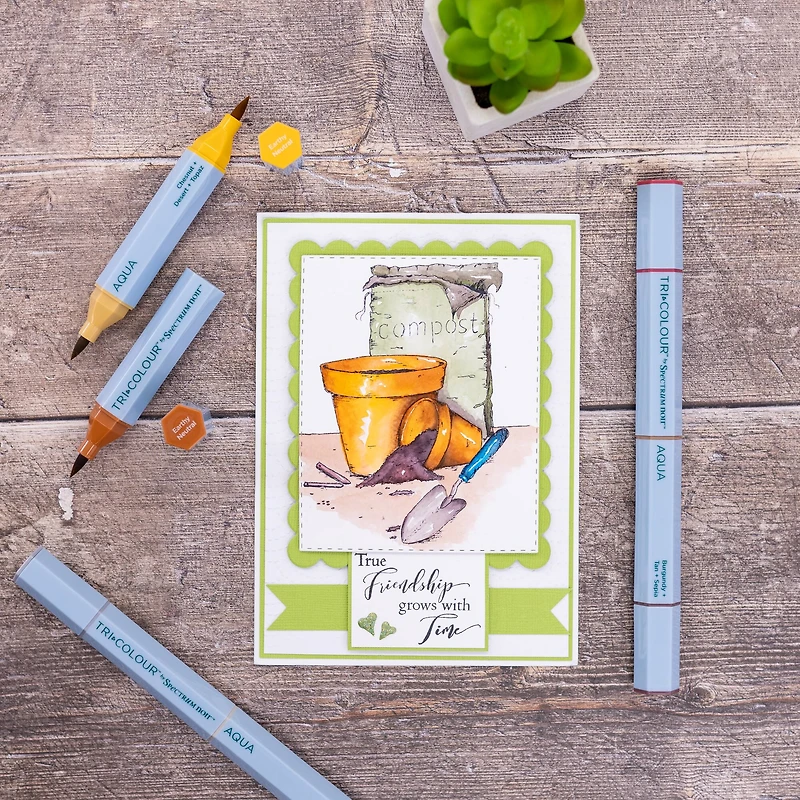 Spectrum Noir™ TriColour™ Aqua Essential Neutrals Marker Set