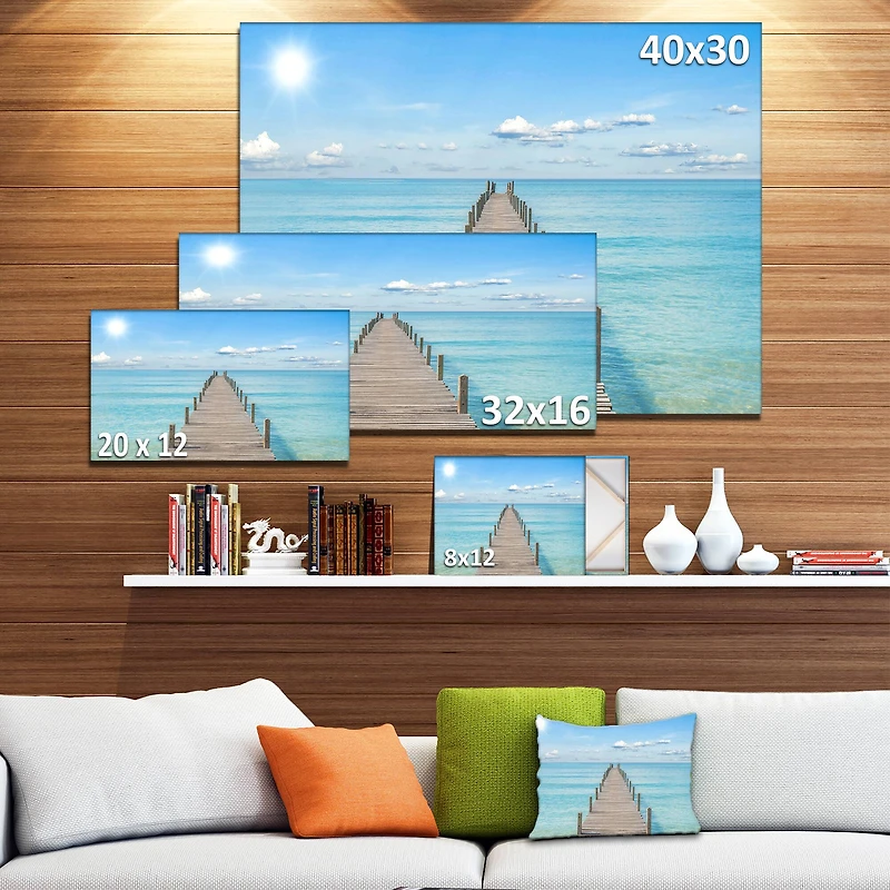 Designart - Pier Infinite to the Sea