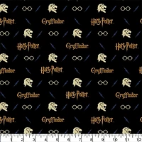 Camelot Fabrics Harry Potter Gryffindor Lion Cotton Precut, 4ct.