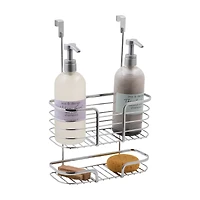 Kitchen Details Chrome 2-Tier Over the Cabinet Organizer