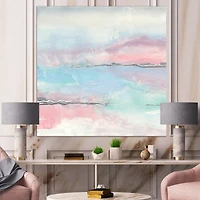 Designart - Metallic Shabby Pink II