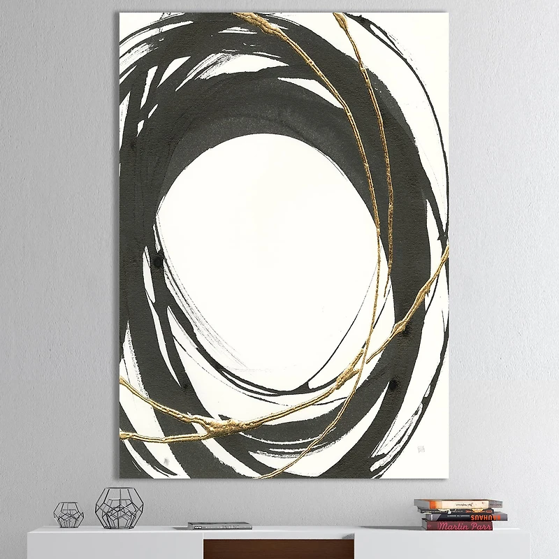 Designart - Gold Glamour Circle II
