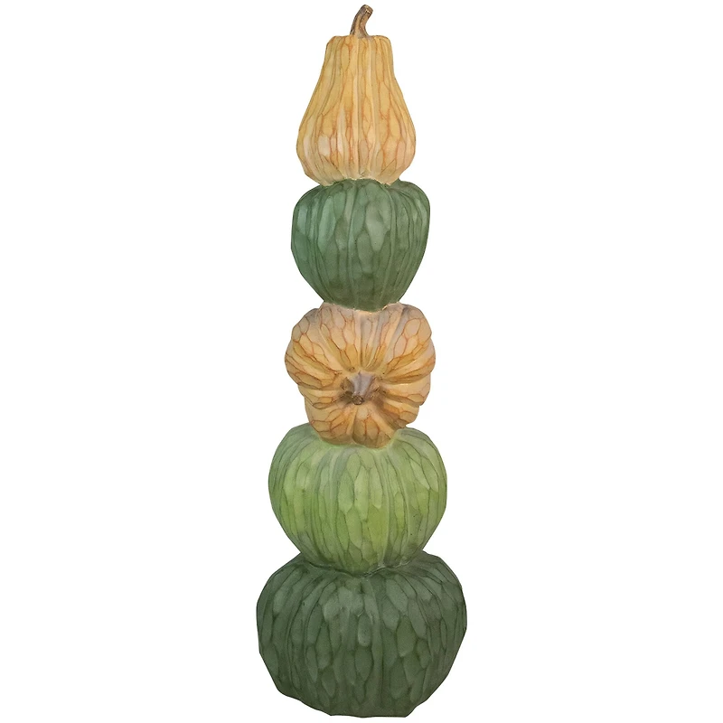 42.5" Five Tiered Stacked Pumpkins Thanksgiving Décor