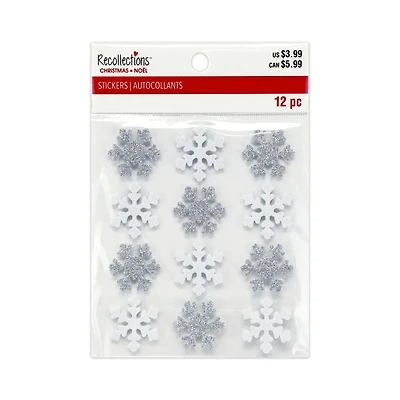 Glitter Snowflake Stickers by Recollections™
