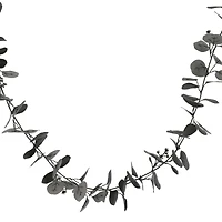 5ft. Black Eucalyptus Coiled Garland by Ashland®