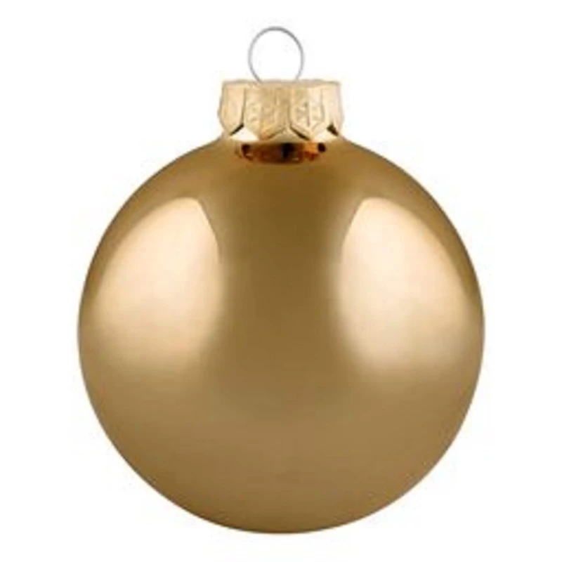 Whitehurst 40 Pack 1.25" Shiny Glass Ball Ornaments