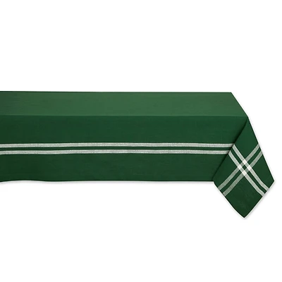 Balsam Border Stripe Tablecloth, 60" x 120" 