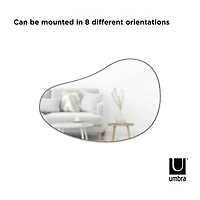 Umbra 36" Titanium Hubba Pebble Mirror