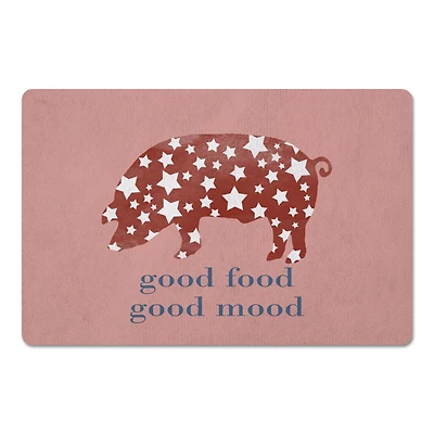Designs Direct Good Mood Good Food Floor Mat