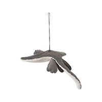 Hello Honey® 8.5" Gray & Cream Stingray Velvet Ornament