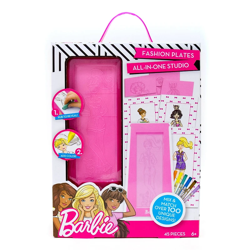 Barbie™ Fashion Plates Rubbing Kit