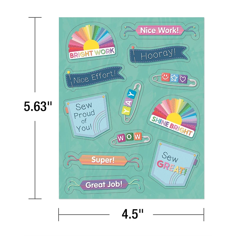 Carson Dellosa® Education Crafty and Cool Motivators Motivational Stickers, 12 Packs of 864
