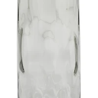 17" Gray Coastal Glass Vase