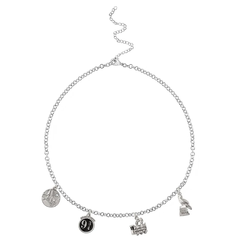 Harry Potter Silver Hogwarts Charm Set