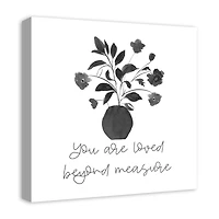You are Loved Beyond Measure 20" x 20" Canvas Wall Art