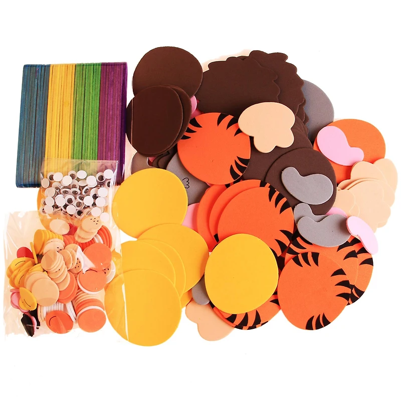 Animal Puppets Foam Activity Kit by Creatology™